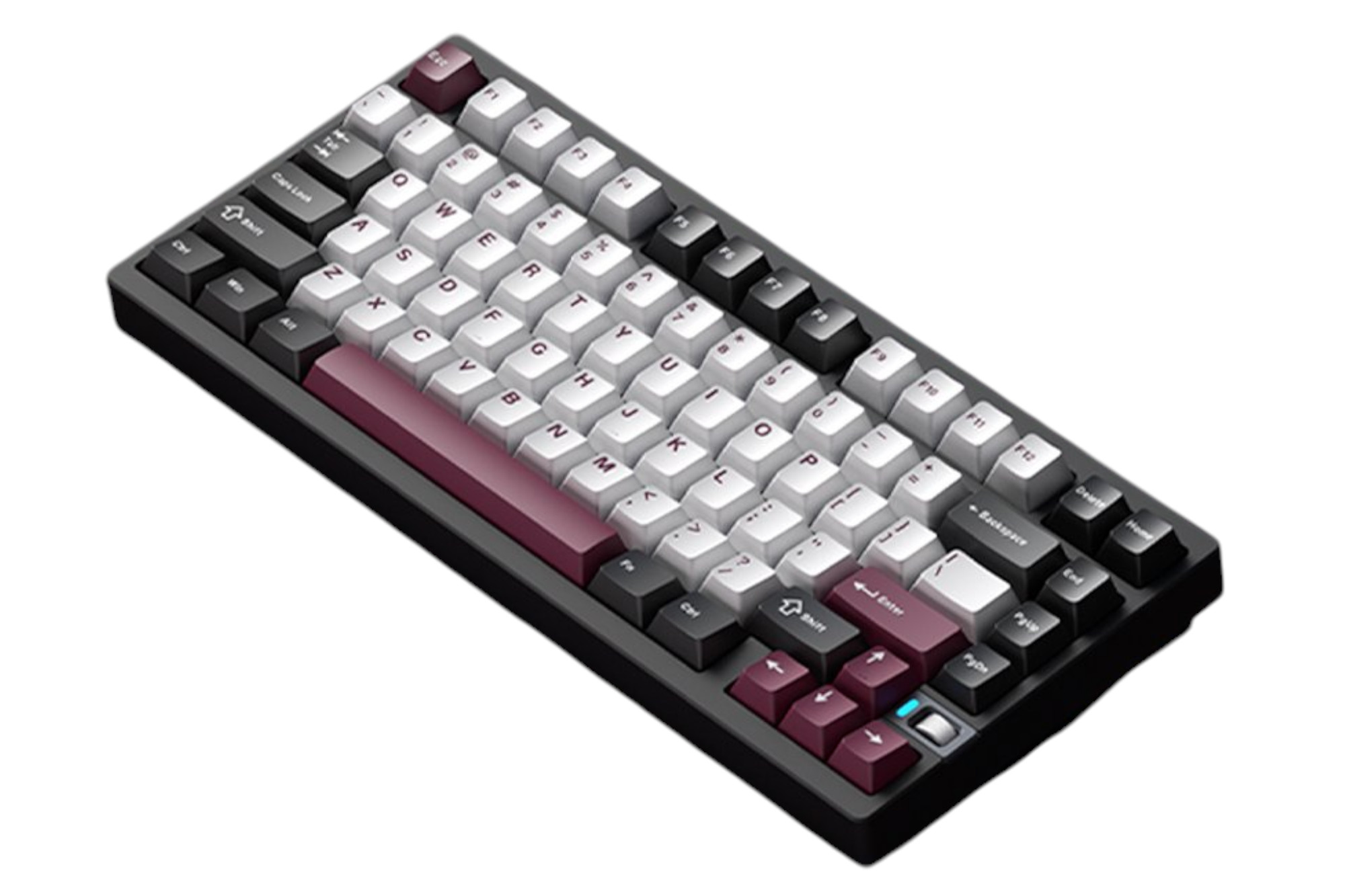 Evoworks Evo80 Aluminum TKL Hotswap Wireless Keyboard - Baby Pink